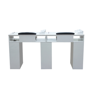 Двойной деревянный маникюрный стол Стол для маникюра с выдвижными ящиками - Kangmei