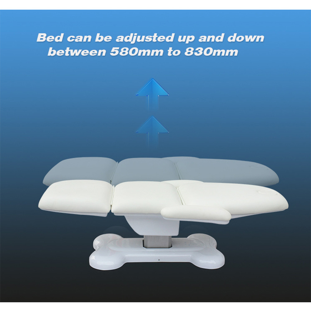 Профессиональная роскошная электрическая регулируемая подъемная массажная кровать для лица с косметической кроватью