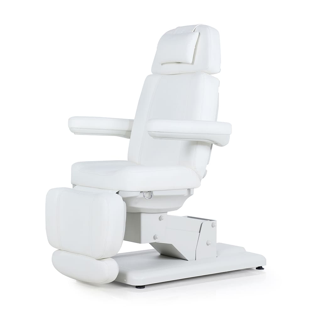 Электрическое гидравлическое кресло для лица, белое косметическое кресло для спа и косметологов 