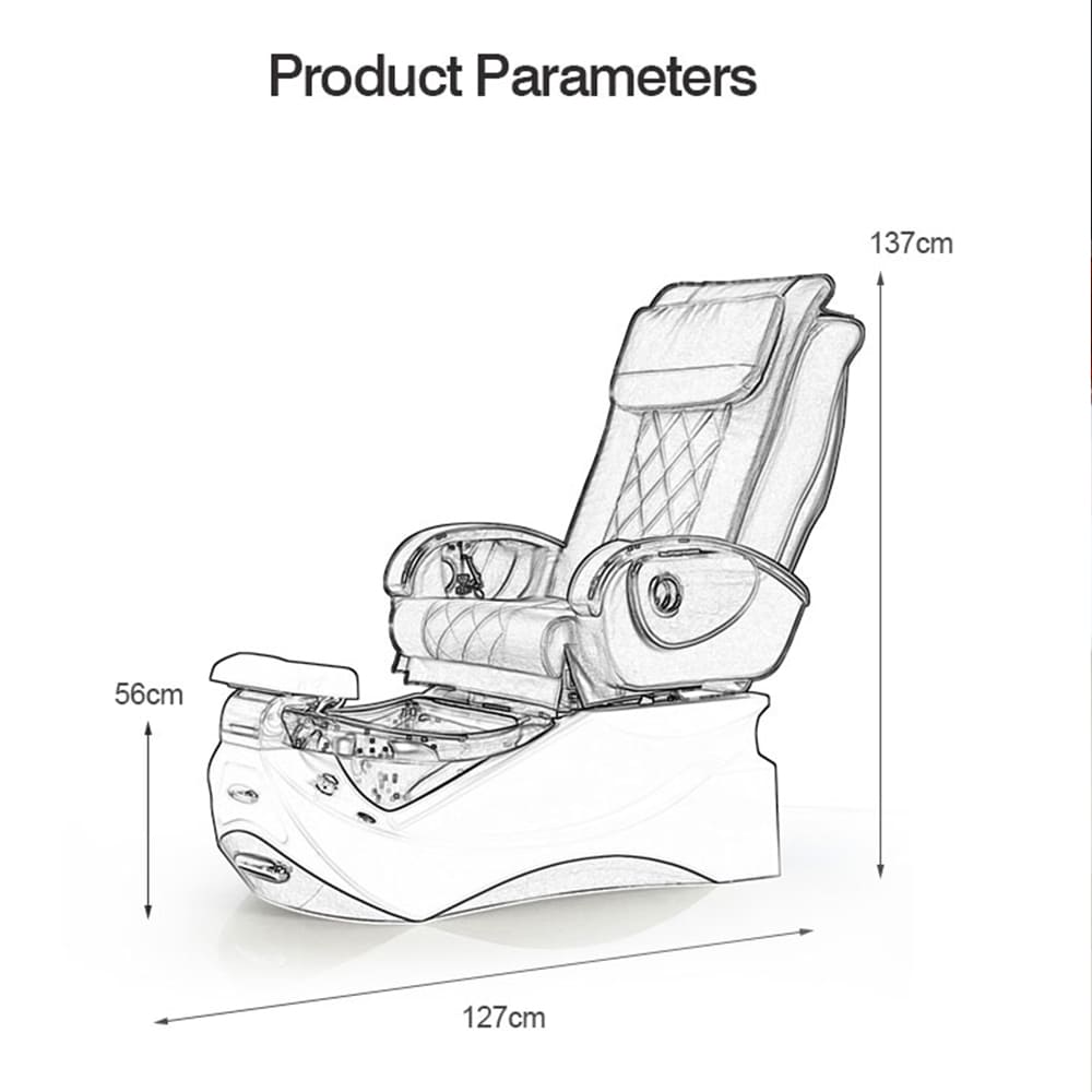 Оптовое современное кресло для беструбного массажа и педикюра для ног для ног - Kangmei