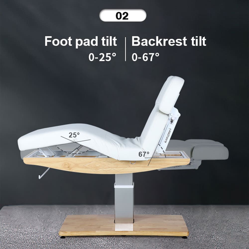 Лечебный стол для лица с электрическим гидравлическим подъемником и подлокотником