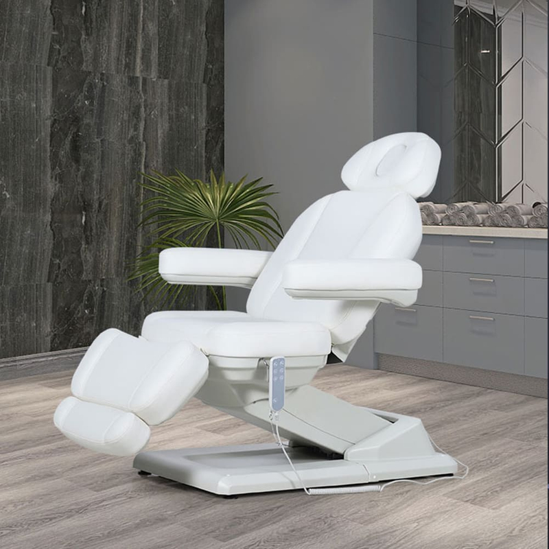 Электрический массажный стол с регулируемой высотой, кресло для лица, косметическая кровать с разделенными ножками
