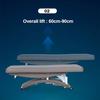 Электрическая регулируемая спа-массажная кровать, серый терапевтический стол для салона