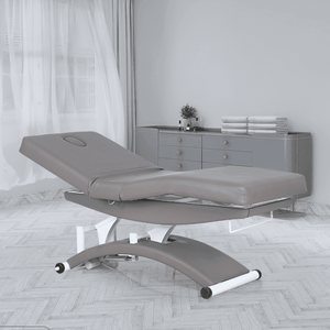 Электрическая регулируемая спа-массажная кровать, серый терапевтический стол для салона