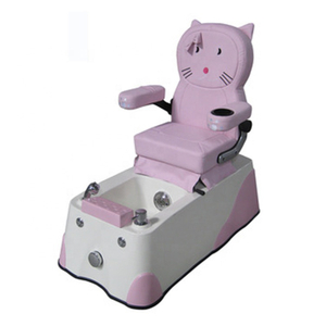 Мини-маленькое розовое детское кресло для педикюра для ног