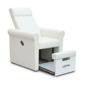 Дешевая цена Современная белая мебель для маникюрного салона без сантехники Портативный диван для ног Спа Маникюр Педикюрное кресло для продажи