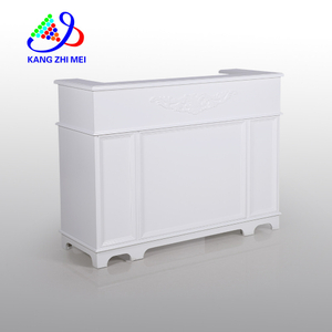 Современный белый глянцевый деревянный стол для приемов - Kangmei