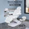 Массажный стол с электрическим подъемником, салон красоты, косметолог, белая кровать для лица - Kangmei