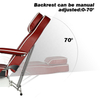 Красная регулируемая восковая кровать Гидравлический массажный стол Тату стул