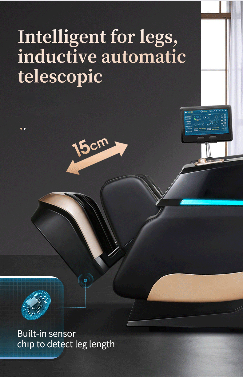 Роскошное автоматическое массажное кресло 3D AI Smart Comfort