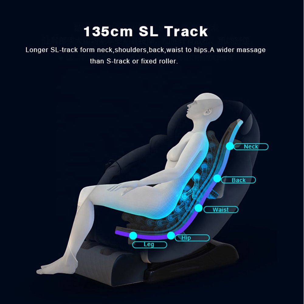 Электрическое массажное кресло шиацу всего тела для невысоких людей