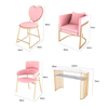 Современный роскошный розовый маникюрный стол Nail Tech Desk Station - kangmei